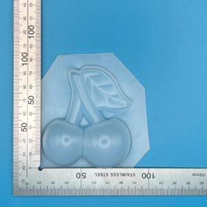 Shallow Pair of Cherries Bath Bomb Soap Mould LDPE