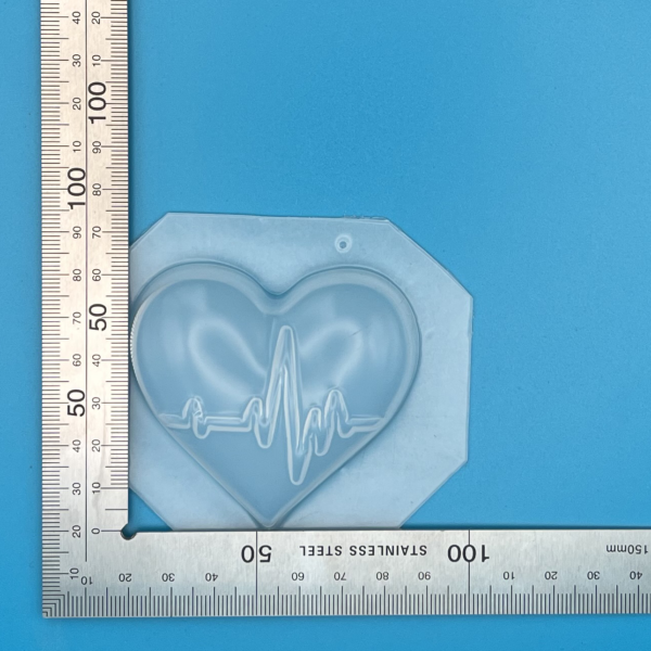 Heartbeat Small Heart Bath Bomb Mould