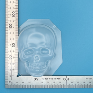 Medium Skull 2 LDPE Plastic Mould bath bomb soap wax