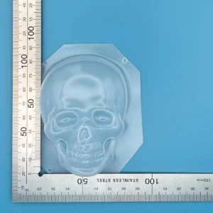 Medium Skull 2 LDPE Plastic Mould bath bomb soap wax