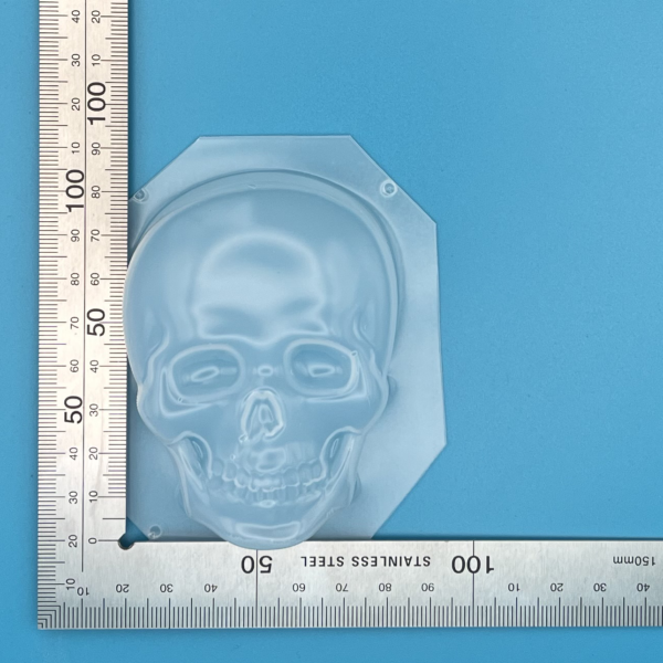 Medium Skull 2 LDPE Plastic Mould bath bomb soap wax