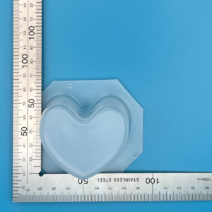 Simple Smooth Love Heart Bath Bomb Mould