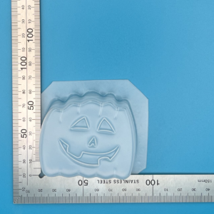Pumpkin Face Triangle Nose LDPE Plastic Mould Soap wax Bath Bomb Mould