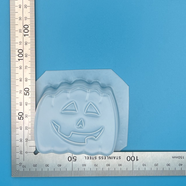 Pumpkin Face Triangle Nose LDPE Plastic Mould Soap wax Bath Bomb Mould