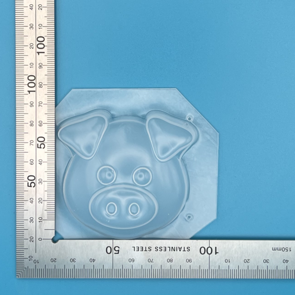 Pig Face 1 Round Nostrils Bathbomb/Soap/Wax Mould