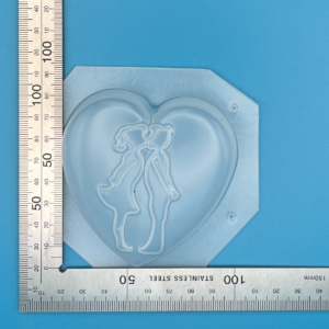 Valentines Kissing Love Heart Bath Bomb Mould