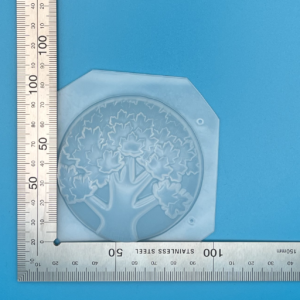 Tree on Circle LDPE Plastic Mould Soap wax Bath Bomb Mould