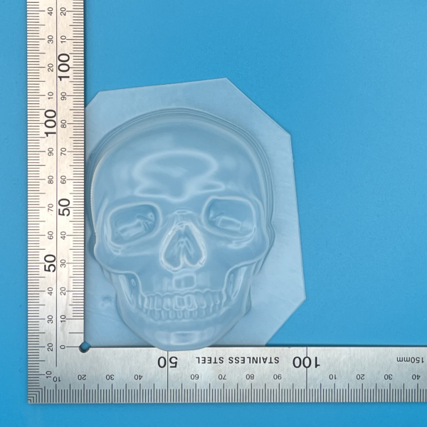 Medium Skull 3 LDPE Plastic Mould bath bomb soap wax
