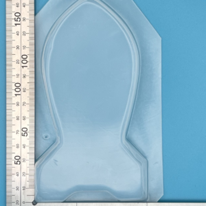 Large Flat Rocket LDPE Plastic Mould Soap wax Bath Bomb Mould