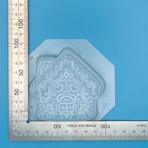 Gingerbread House  LDPE Plastic Mould Soap wax Bath Bomb Mould