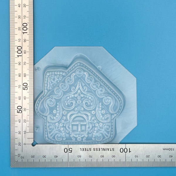 Gingerbread House  LDPE Plastic Mould Soap wax Bath Bomb Mould