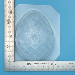 Flat Backed Large Dragon or Dino Egg LDPE Plastic Mould Soap wax Bath Bomb Mould