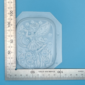 Fairy Angel with moonlit background LDPE Plastic Mould bath bomb soap wax
