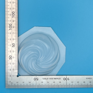 Off Centre Whirlpool Swirl LDPE Plastic Mould Soap wax Bath Bomb Mould