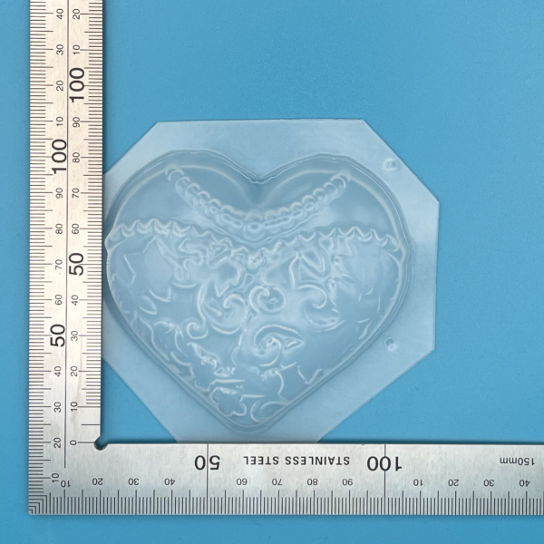 Dress For Her Valentines Love Heart Bath Bomb Mould
