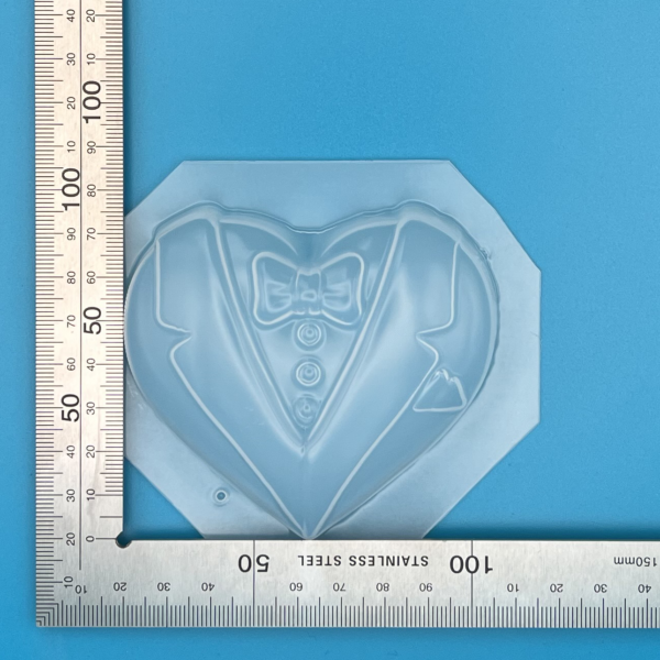 Tuxedo Heart Valentines For Him Bath Bomb Mould