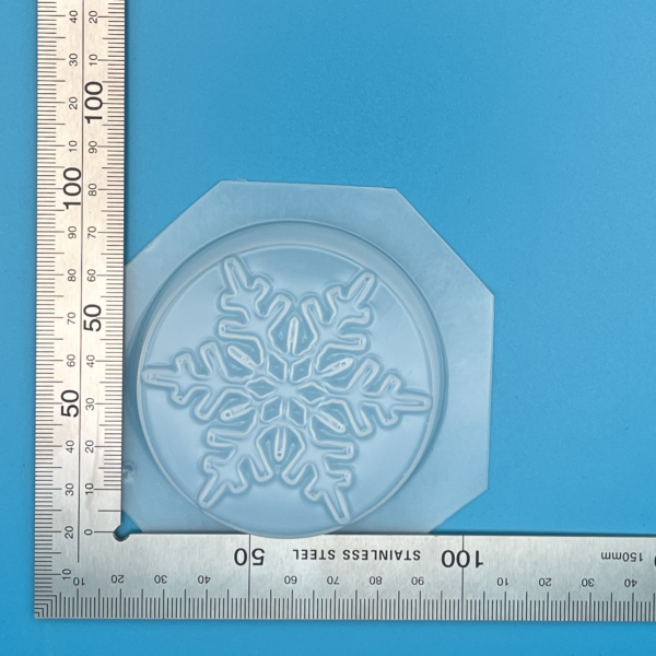 Round Snowflake Winter Christmas Bath Bomb Mould