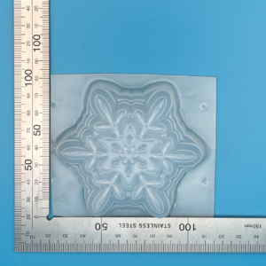 6 Sided Snowflake Winter Christmas Bath Bomb Mould