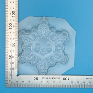 Smiley Snowflake Christmas Bath Bomb Mould
