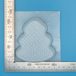 Knitted Christmas Tree Plastic Mould for Bath Bombs Soap Wax Resin etc