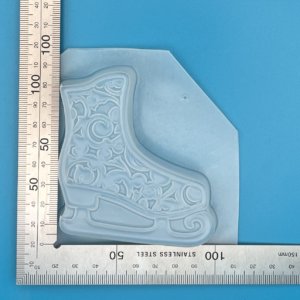 Decorative Ice Skate Plastic Mould for Bath Bombs Soap Wax Resin etc
