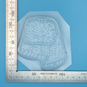 Chunky Knitted Scarf Plastic Mould for Bath Bombs Soap Wax Resin etc