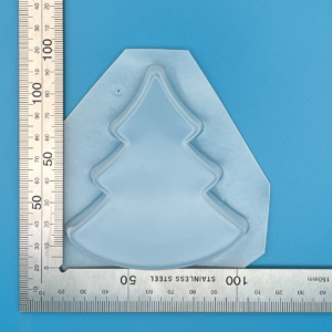 Christmas Tree (Flat Front) Plastic Mould for Bath Bombs Soap Wax Resin etc
