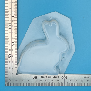 Rabbit Shilouette Plastic Mould for Bath Bombs Soap Wax Resin etc