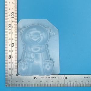 Front Facing Polar Bear with Scarf Plastic Mould for Bath Bombs Soap Wax Resin etc