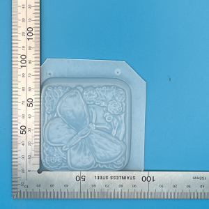 Butterfly on Square Plastic Mould for Bath Bombs Soap Wax Resin