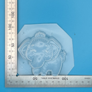 Detailed Elephant Plastic Mould for Bath Bombs Soap Wax Resin