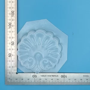 Art Deco Shell Plastic Mould for Bath Bombs Soap Wax Resin