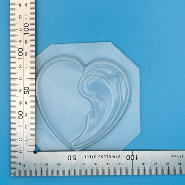 Love Heart Wave Bath Bomb Mould