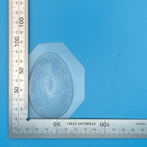 2pc Small Floral Egg Plastic Mould