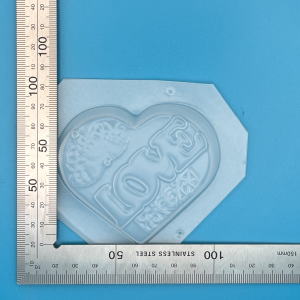 Love on Heart Plastic Mould