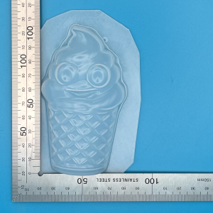 Kawaii Ice Cream in Cone Plastic Mould
