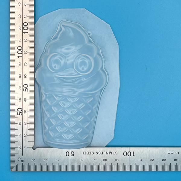 Kawaii Ice Cream in Cone Plastic Mould