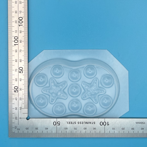 Starfish and Bubbles Plastic Mould