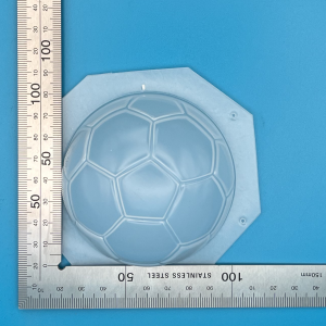 Flat backed, 1 piece Football Plastic Mould