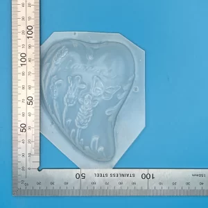 Lavender Heart Plastic Mould