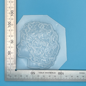 Pretty Lady Flowers Hair Bath Bomb Mould