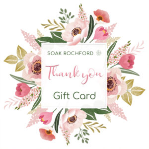 Soak Rochford Digital Gift Card (Thank You Themed)