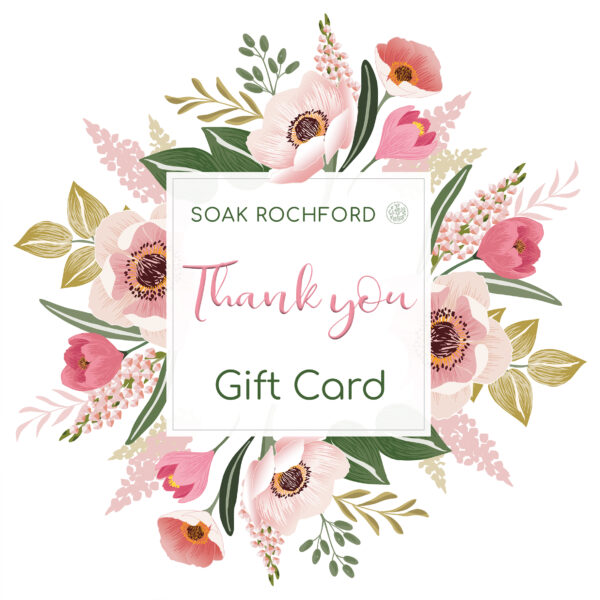 Soak Rochford Digital Gift Card (Thank You Themed)