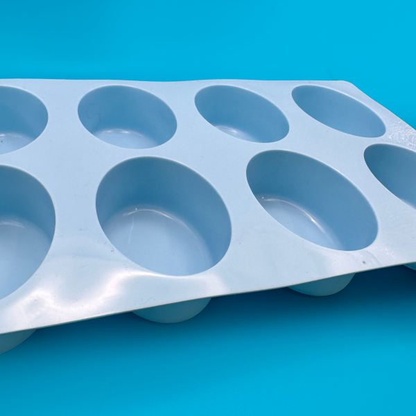 Oval Silicone Soap Mould (x8 Cavity) - Image 2
