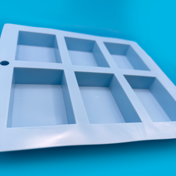 Rectangle Silicone Soap Mould (x6 Cavity) - Image 2