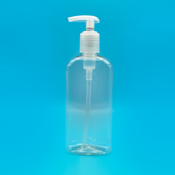 250ml Oval Bottle with Pump Dispenser